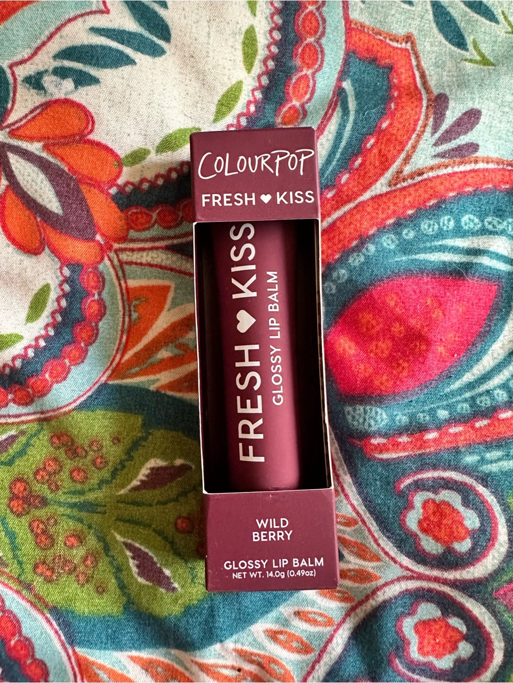 ColourPop Fresh Kiss Glossy Lip Balm - Wild Berry (Berry Plum Pink)